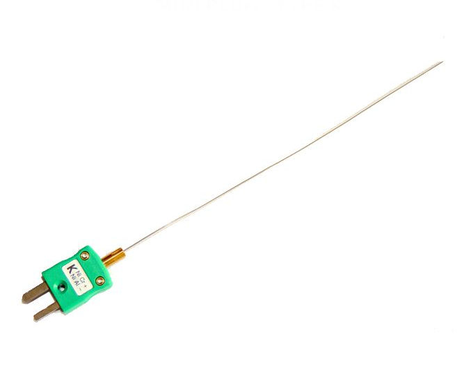 0.5mm Fast Response Mineral Insulated Thermocouples with Miniature IEC Plug