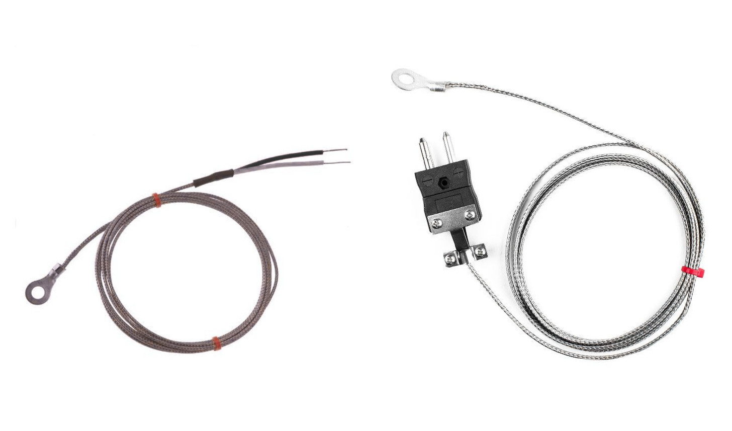 IEC Washer Thermocouple, Glassfibre insulated Cable with Stainless Steel Over-Braid Type J