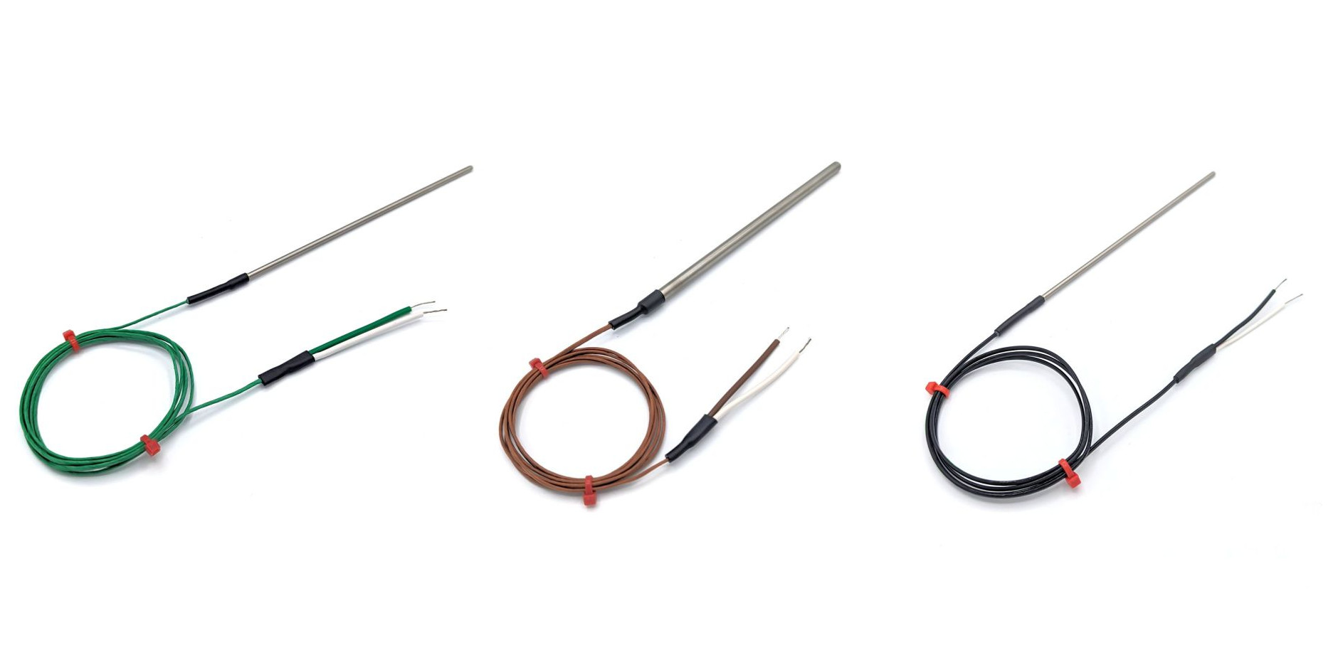 IEC Fabricated Tube Thermocouples with Crimp Seal and Lead Wire
