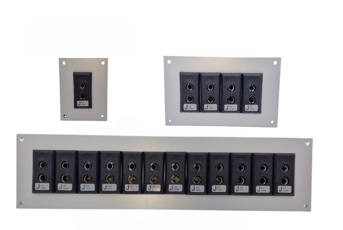 Thermocouple Connector Aluminium Panel with Type J IEC Standard Sockets