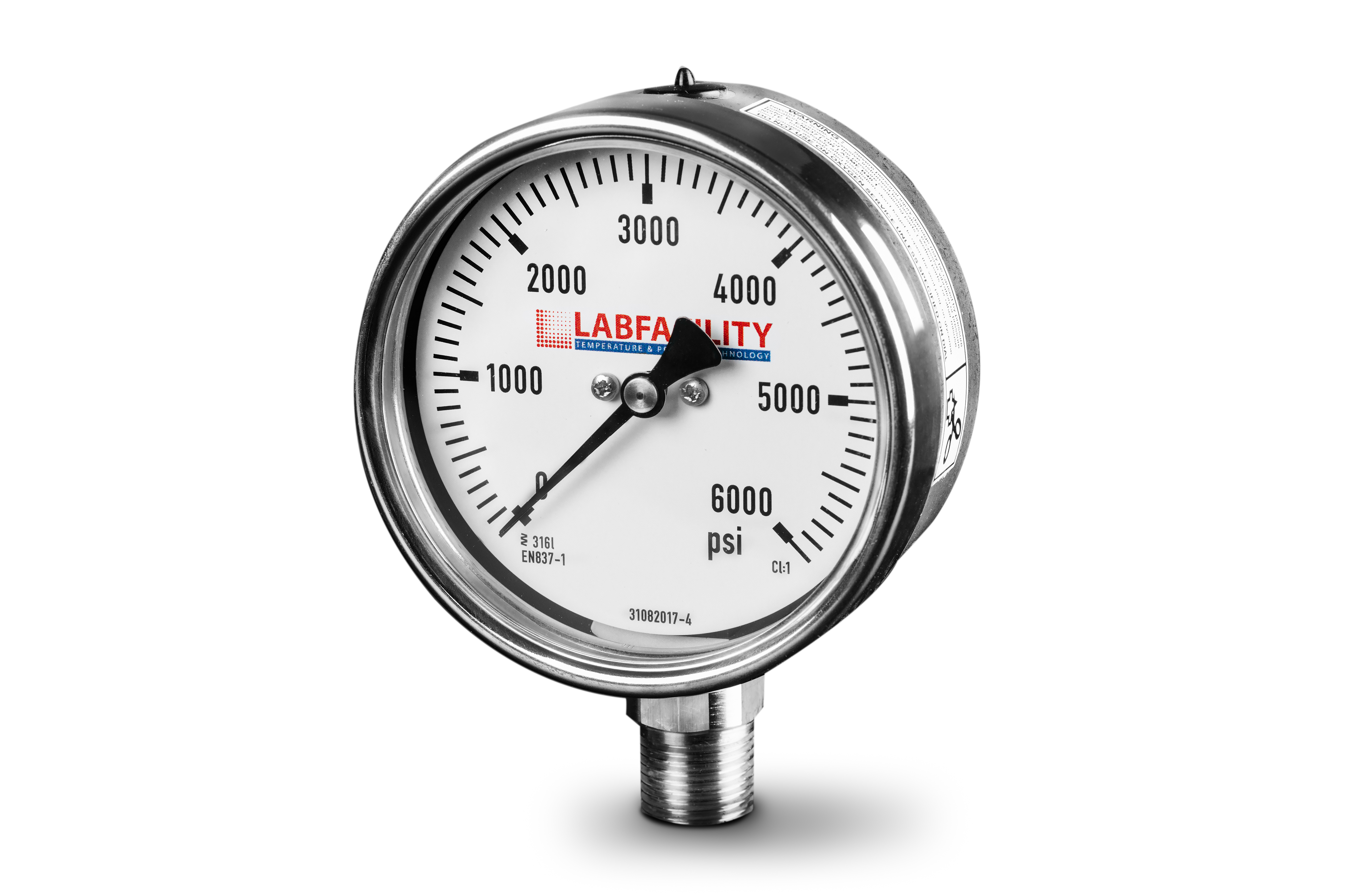 Stainless Steel Pressure Gauges - Bottom Entry Style