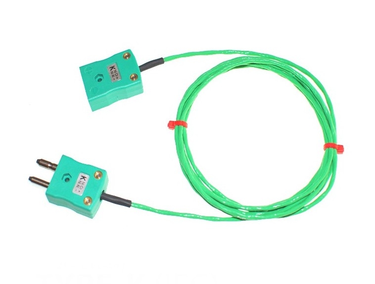 PFA insulated Cable / Wire with STANDARD Thermocouple Plugs & Sockets IEC