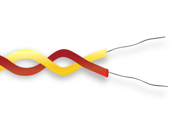 PFA Insulated Thermocouple Cable / Wire ANSI