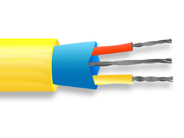 PVC Mylar Screened Thermocouple Cable / Wire ANSI