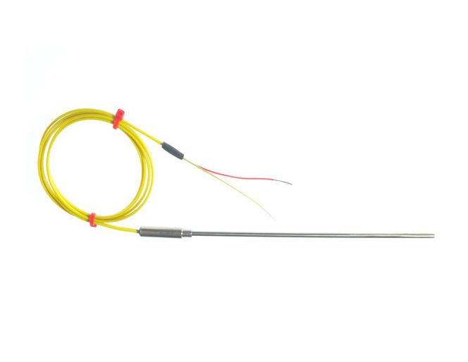 0.75mm Diameter Plain pot seal with 1 Metre of PFA insulated lead, 7/0.2mm flat pair with ANSI tails - Insulated Junction