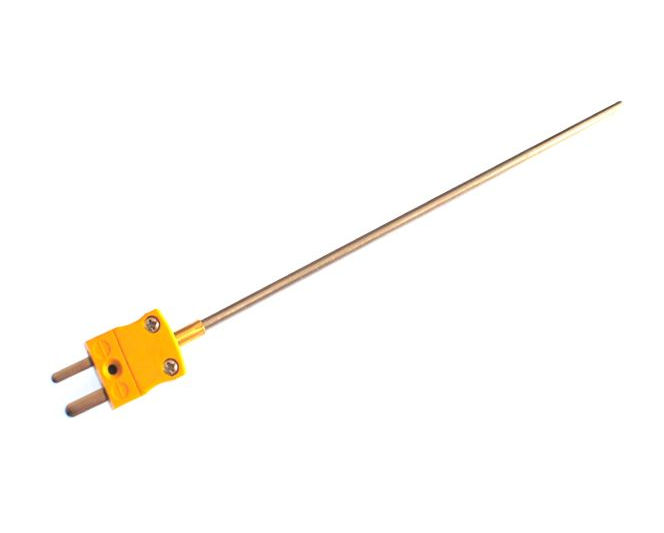 0.75mm Diameter Mineral Insulated Thermocouple with Miniature ANSI Plug – Insulated Junction