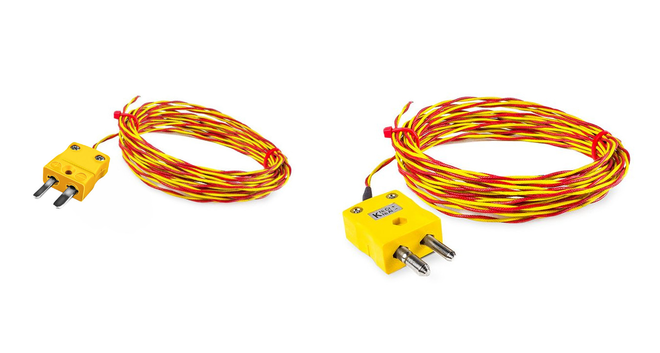 ANSI High Temperature Glassfibre Twin Twisted Exposed Welded Tip Thermocouple Type K