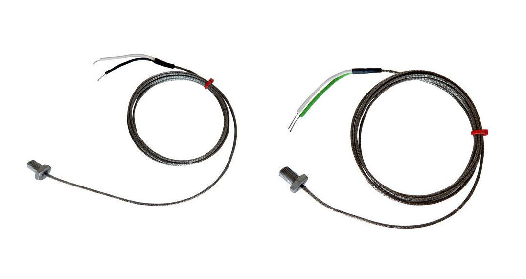 IEC Bolt Thermocouple, Glassfibre Stainless Steel Over Braided Cable