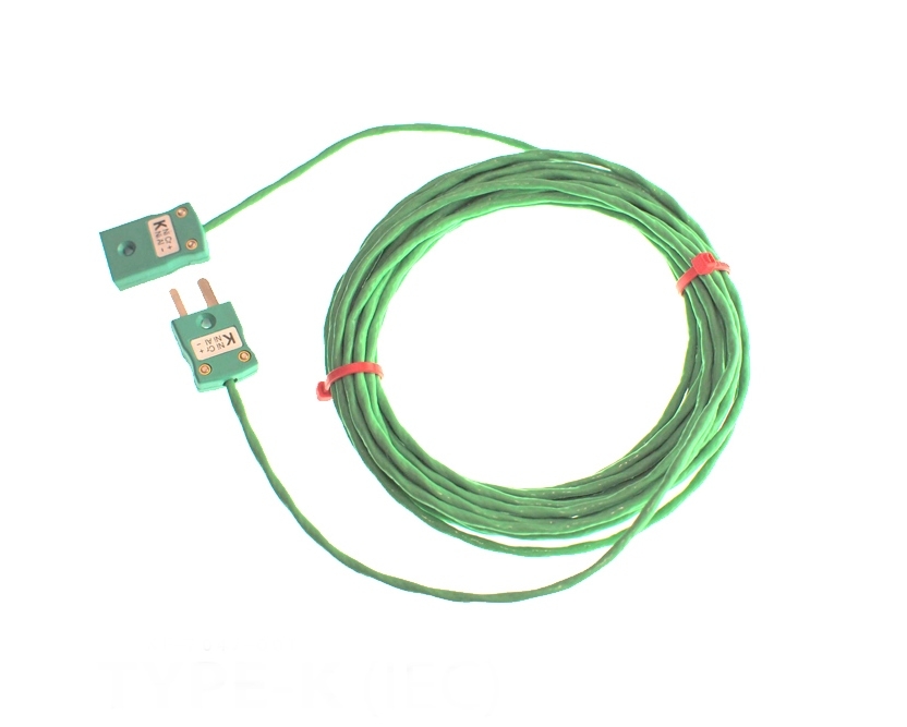PFA insulated Cable / Wire with Thermocouple Plugs & Sockets IEC