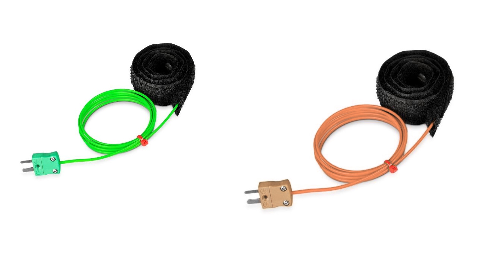IEC Velcro Thermocouple, PFA with Miniature Plug