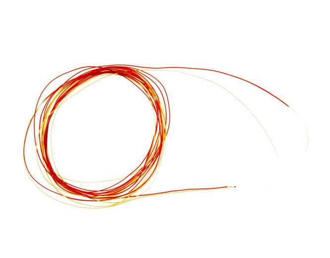 ANSI PFA Insulated Fine Gauge Exposed Junction Thermocouple (0.076mm conductors)