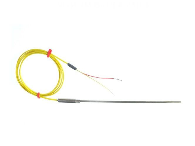 Mineral Insulated Thermocouple with Plain Pot Seal and PFA Insulated ANSI Lead - Type K - 2M Cable Length