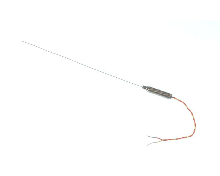 ANSI Mineral Insulated Thermocouple with Threaded Pot and 100mm of PFA insulated Twin Twisted ANSI lead - Type K - SS310 Sheath