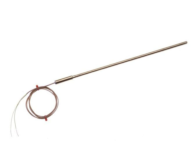 IEC Mineral Insulated Thermocouple with Plain Pot Seal and 1m of PFA Insulated IEC Lead - Type T
