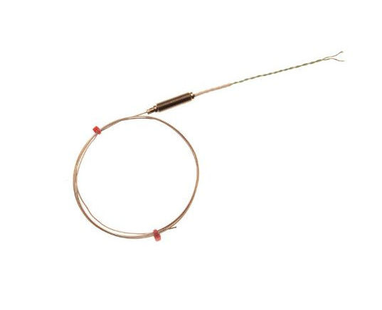 IEC Mineral Insulated Thermocouple with Threaded Pot and 100mm of PFA insulated Twin Twisted IEC lead - Type K