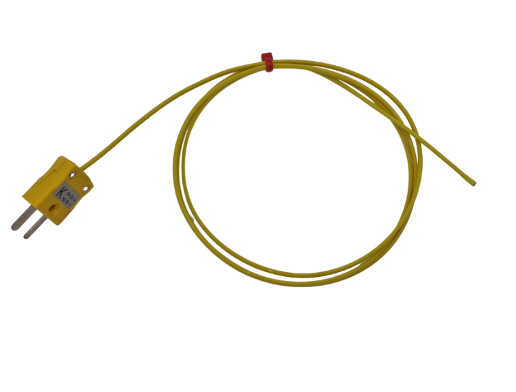 ANSI Hermetically Sealed Wire Thermocouple - Type K with Miniature Plug Termination