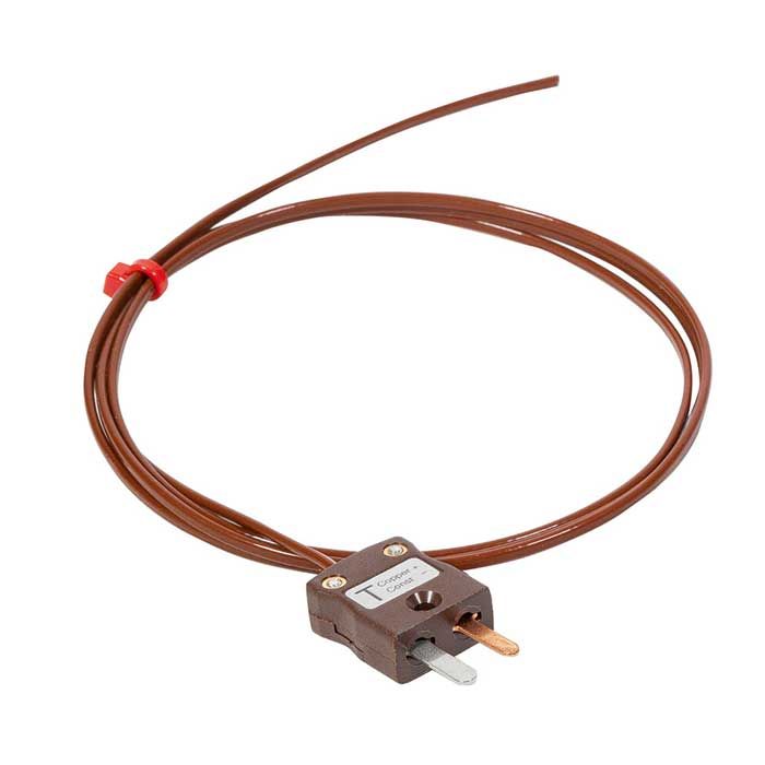 Hermetically Sealed Wire Thermocouple IEC Type T with Miniature Plug Termination