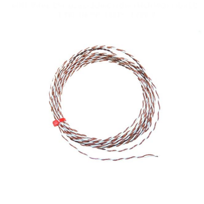 PTFE insulated Twin Twisted IEC Exposed Junction Thermocouple with Bare Tails - Type T
