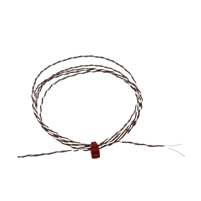 PFA insulated Twin Twisted IEC Exposed Junction Thermocouple with Bare Tails- Type T