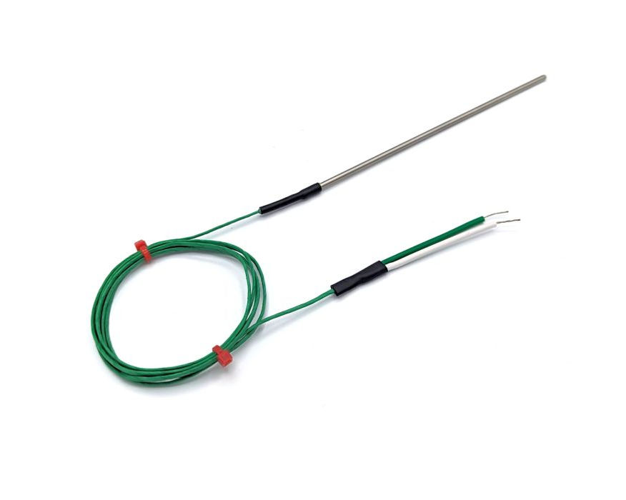 IEC Fabricated Tube Thermocouples with Crimp Seal and Lead Wire - Type K - 6mm Sheath Diameter