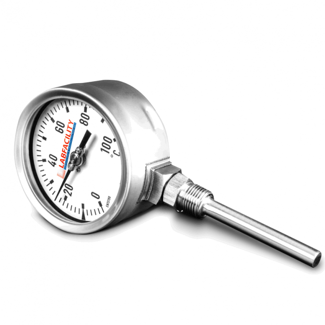 BiMetal Thermometer Temperature Gauges Bottom Entry Style with 1/2
