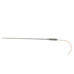 ANSI Mineral Insulated Thermocouple with Threaded Pot and 100mm of PFA insulated Twin Twisted ANSI lead - Type K - Inconel 600 Sheath - 3.0mm x 3000mm
