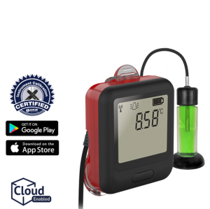 Lascar EL-WiFi-VACX High-Accuracy WiFI Vaccine Monitoring Kit With Alarm Warning Light and Sounder