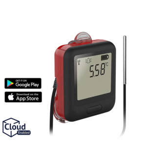Lascar EL-WiFi-TPX+ WiFi-Connected High-Accuracy Temperature Data Logger with Alarm Warning Light and Sounder