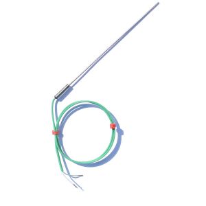 0.25mm Diameter Fast Response Mineral Insulated Thermocouple with Plain Pot & PFA IEC Tails - Type K