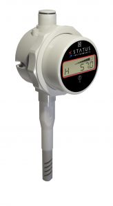 Status DM650HM/C/A - Duct Mount (120mm) with 128mm Stem - Humidity & Temperature Gauge With Data Logging, Alarm & Messaging