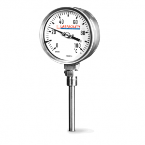 Bi-Metal Thermometer Temperature Gauges - Bottom Entry Style with 1/2" BSP Pocket