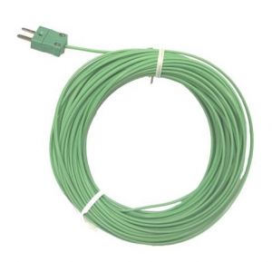 PFA Insulated IEC Exposed Junction Thermocouple with Miniature Plug - Type K