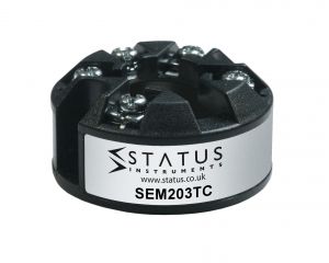 Status SEM203/TC Push Button Temperature Transmitter