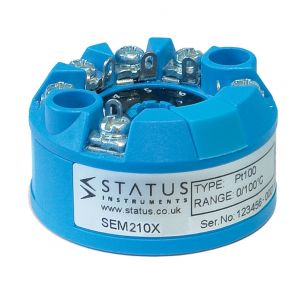 Status SEM210X PC Programmable ATEX approved universal input Temperature Transmitter