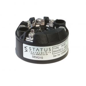 Status SEM210 PC Programmable universal input In-Head Temperature Transmitter