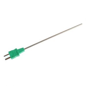 IEC General Purpose Style Thermocouple Probe with Moulded on Miniature Plug - Type K - 110mm