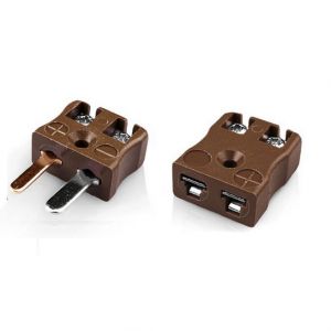 Miniature Quick Wire Connector Thermocouple Plug & Socket IM-T-MQ+FQ Type T IEC
