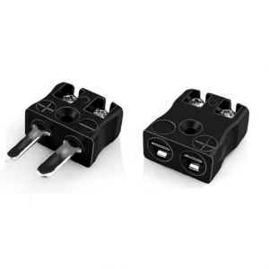 Miniature Quick Wire Thermocouple Connector Plug & Socket AM-J-MQ+FQ Type J ANSI