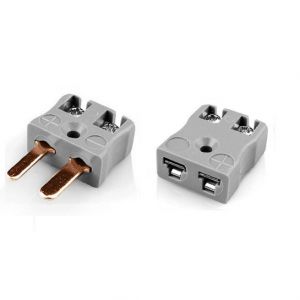 Miniature Quick Wire Thermocouple Connector Plug & Socket AM-B-MQ+FQ Type B ANSI