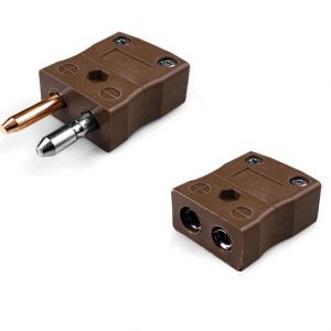 Standard Thermocouple Connector Plug & Socket IS-T-M+F Type T IEC