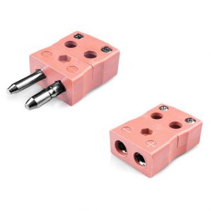 Standard Quick Wire Thermocouple Connector Plug & Socket IS-N-MQ+FQ Type N IEC