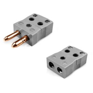 Standard Quick Wire Thermocouple Connector Plug & Socket IS-B-MQ+FQ Type B IEC