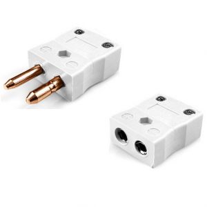 Standard Thermocouple Connector Plug & Socket AS-CU-M+F Type CU ANSI