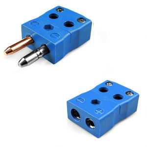 Standard Quick Wire Thermocouple Connector Plug & Socket AS-T-MQ+FQ Type T ANSI