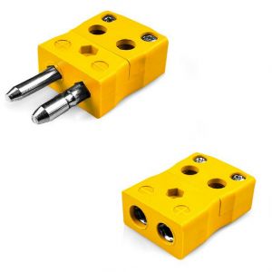 Standard Quick Wire Thermocouple Connector Quick Wire Plug & Socket JS-J-MQ+FQ Type J JIS