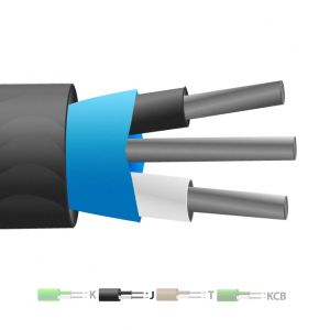 Type J PVC Insulated Mylar Screened Thermocouple Cable / Wire (IEC)