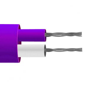 Type E PFA Insulated Flat Pair Thermocouple Cable / Wire (IEC)