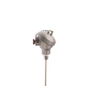 Industrial Style Mineral Insulated Thermocouple with KNE Terminal Head - Type K Inconel (6mm x 400mm)