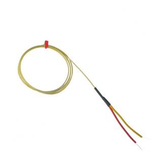 Glassfibre insulated ANSI Exposed Junction Thermocouple with Bare Tails - Types K