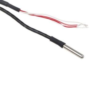General Purpose Pt100 Probe with PFA lead - Type PRT - 4.0mm probe diameter - 25mm probe length - 2M cable length